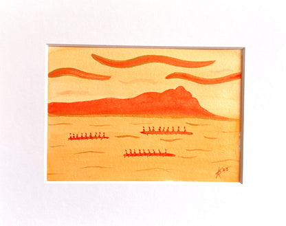 Diamond Head outriggers 8x10"