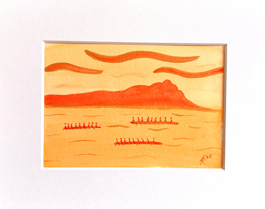 Diamond Head outriggers 8x10"