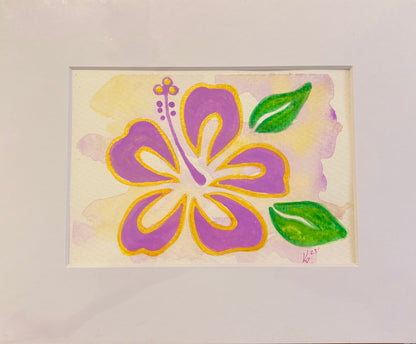 Hibiscus 8x10"