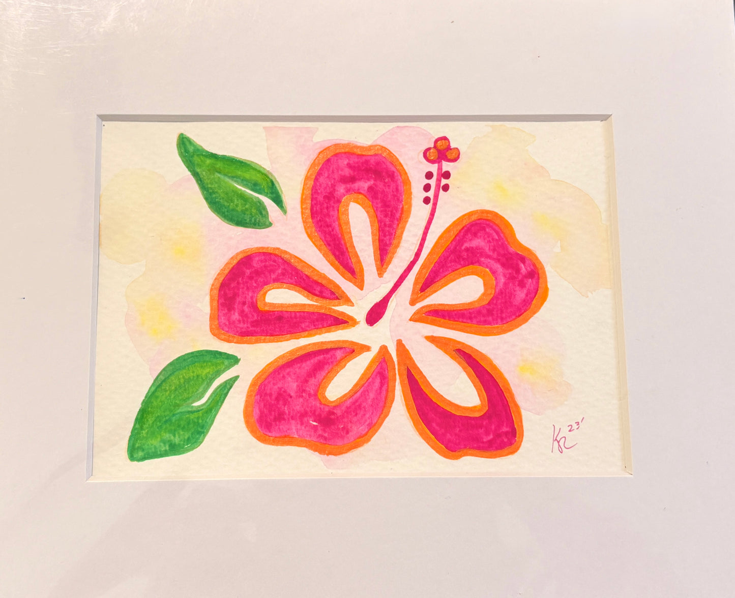 Hibiscus 8x10"