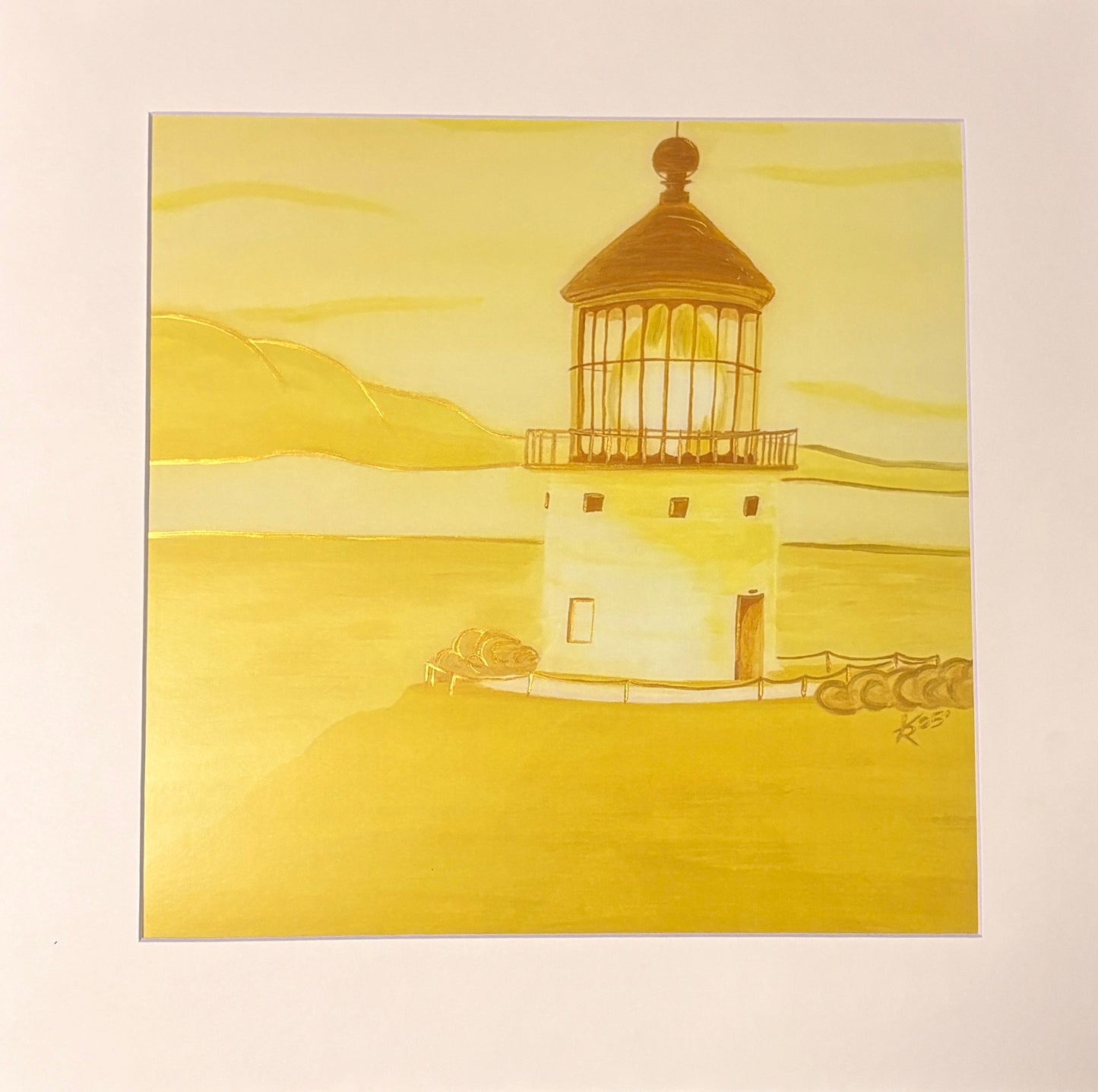 Makapuu Lighthouse 12x12"