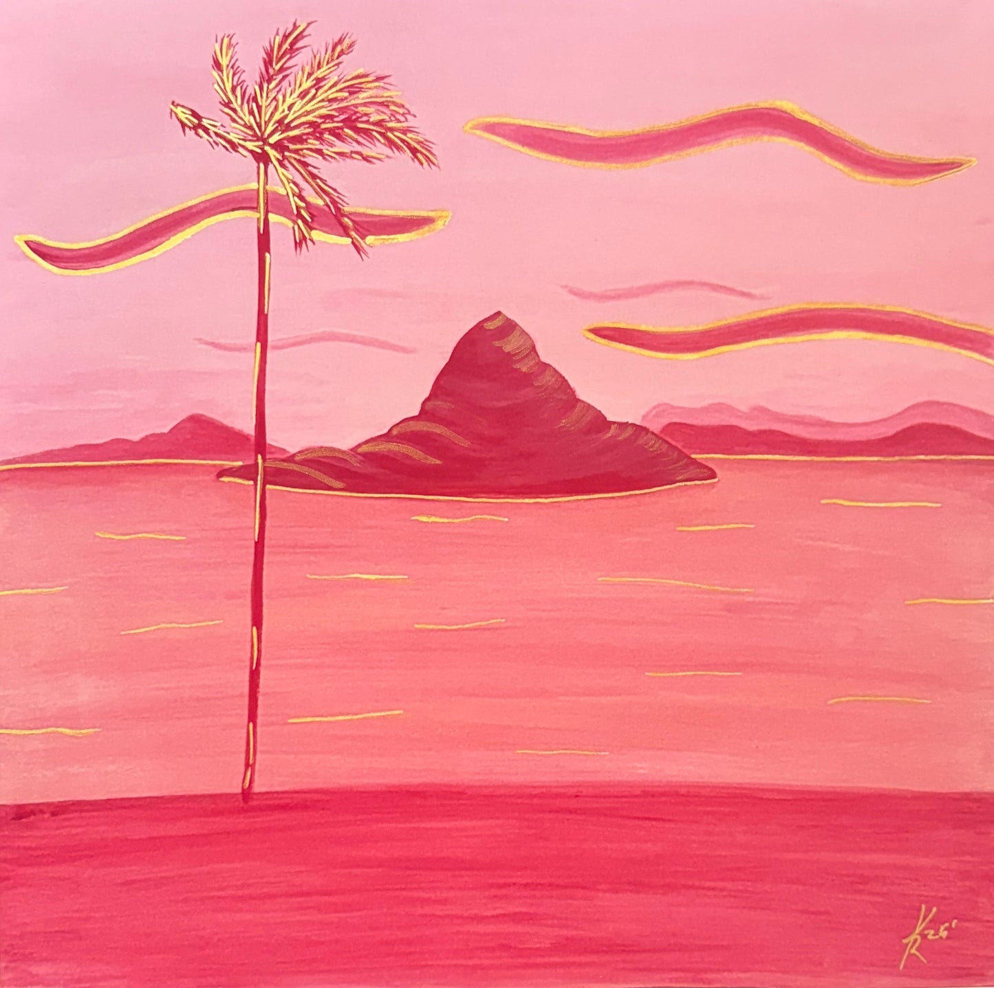 Mokuli'i Island (Chinaman's Hat) 12 x 12" without mat