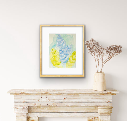 SALE  Summer Leaves 14x11"