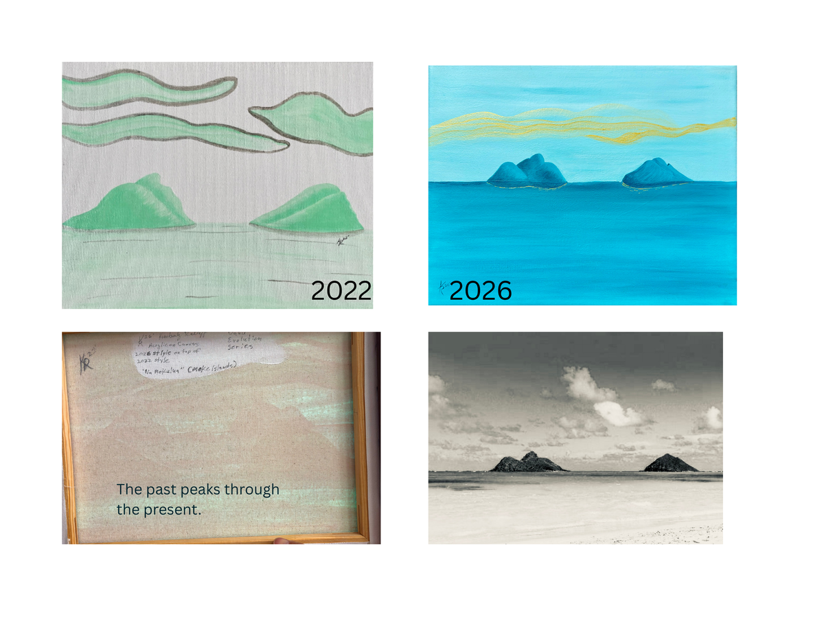 NāMokulua Islands (Oahu Evolution Series) - Giclee Art Print