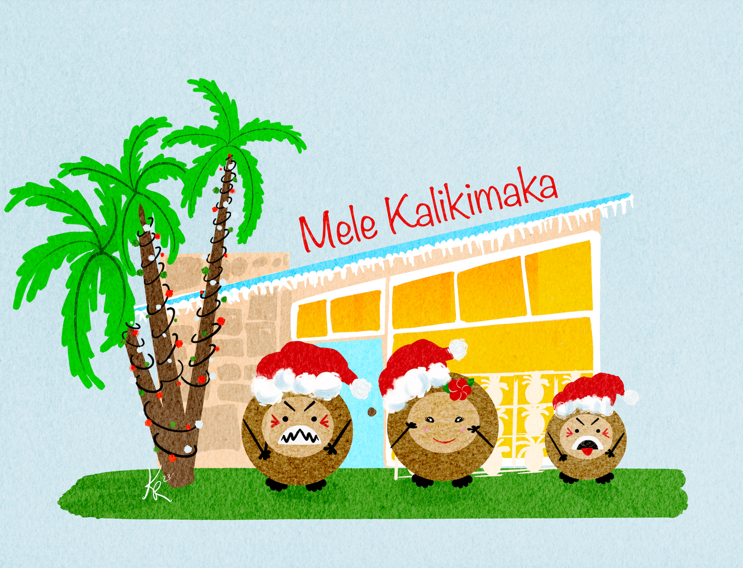 Digital: Coconut Family Xmas