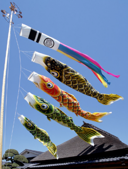 Koinobori (Japanese Childrens Day Carp)  11x14"