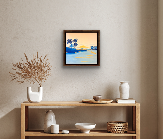 Lagoon 4  12 x 12" without mat