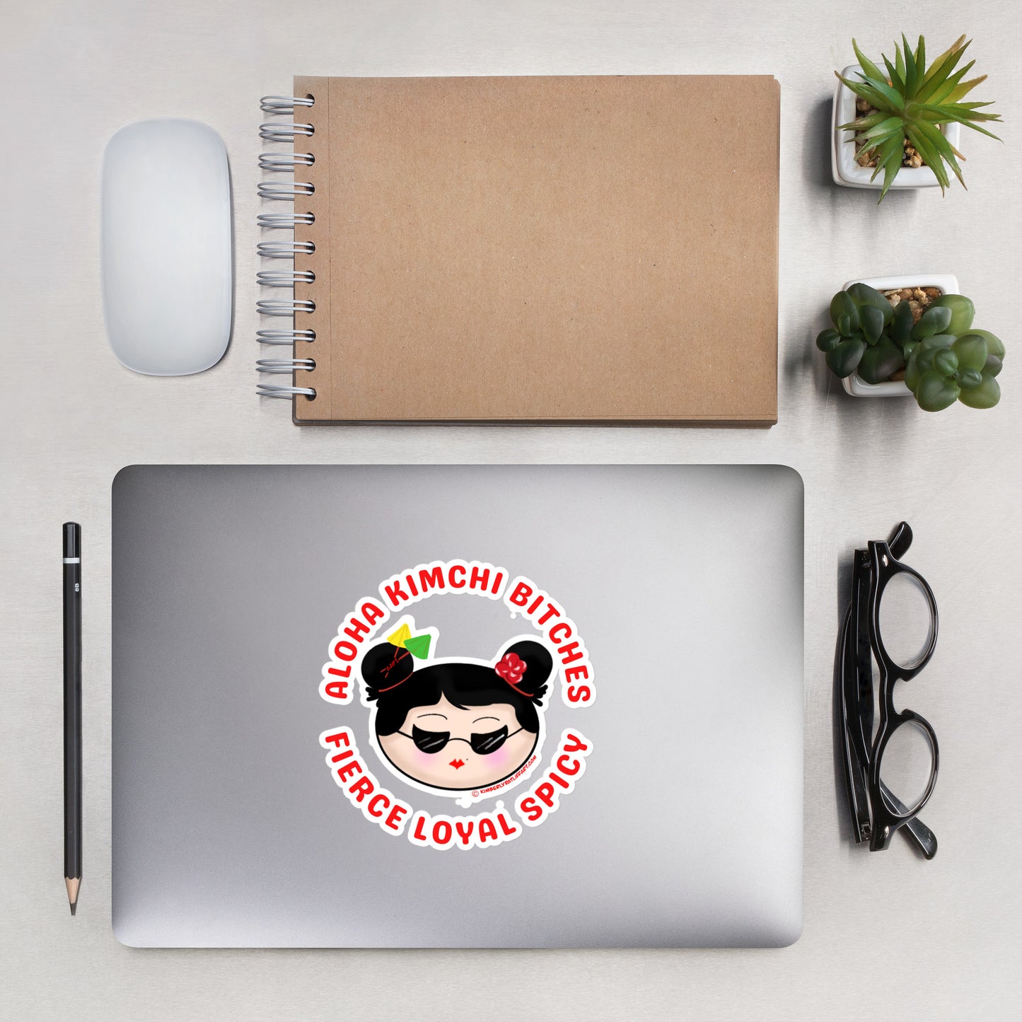 *** Aloha Kimchi B******* Bubble-free stickers