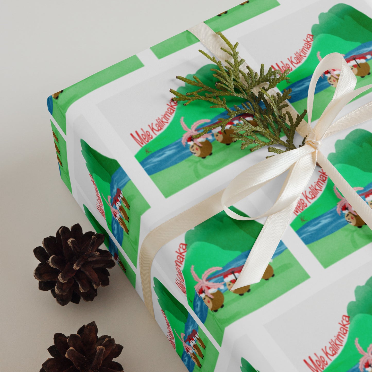 The Coconut Family Gift Wrap